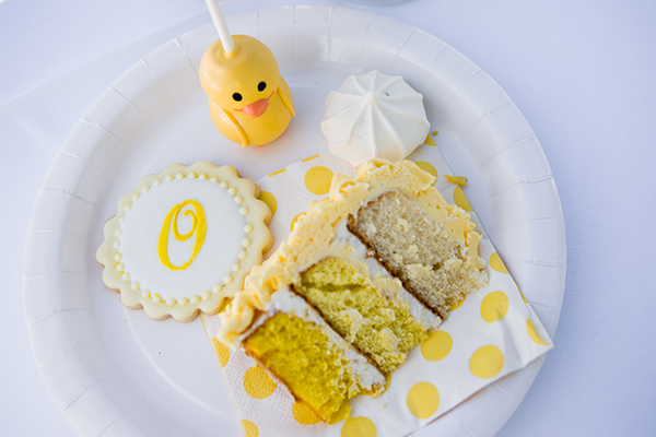 Duck Cake Pop, Macaroon, Cookie, and Slice of Cake | Little Duckling Adoption Party by Sweet Georgia Sweet