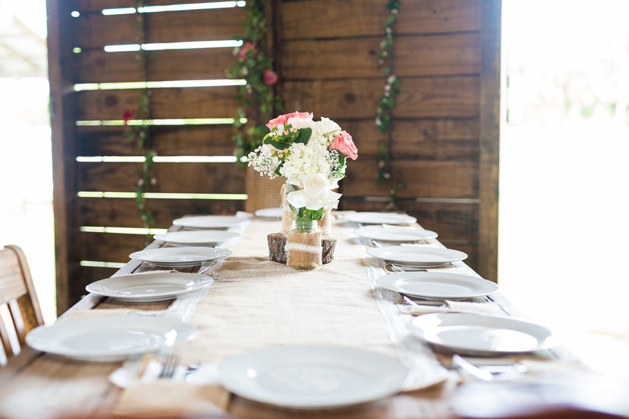 Reception Table | Whimsical Rustic Barn Wedding | McKenzie Stewart Weddings