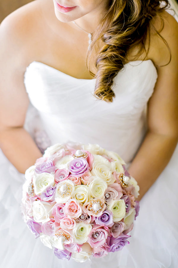 Florals and Jewels Bouquet | Bridal Bouquets | Kate Aspen