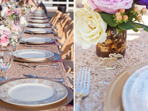 Gold wedding estate table | Tana Photography