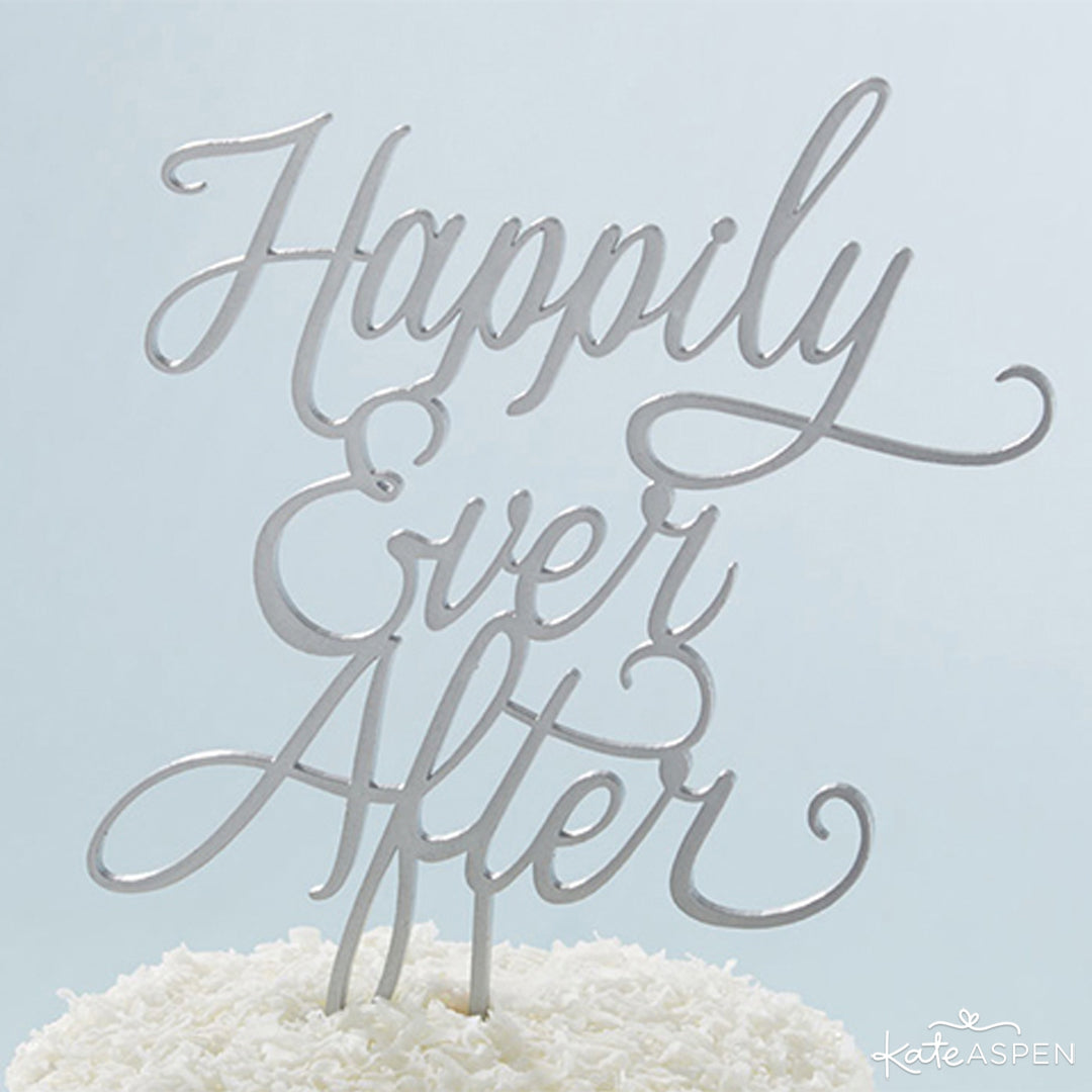 Happily Ever After Cake Topper | Kate Aspen