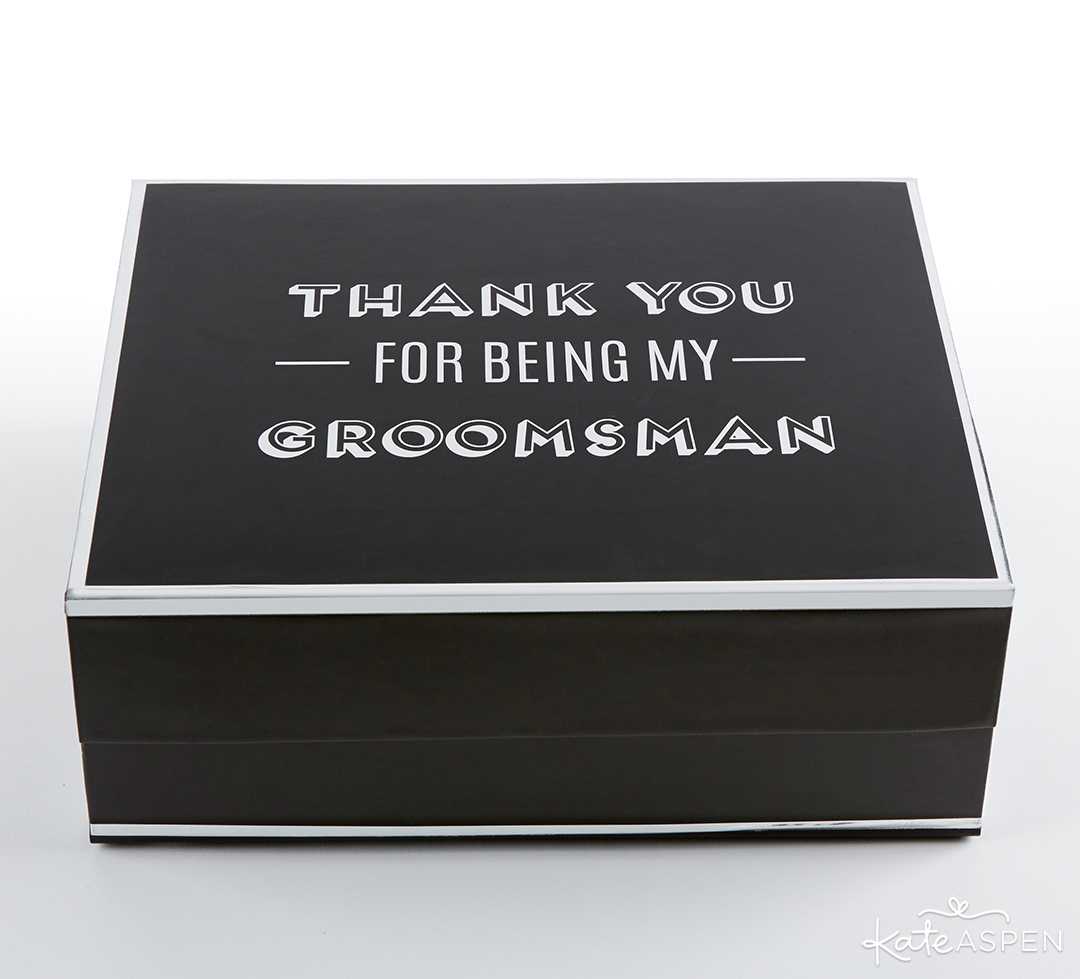 Groomsman Kit Gift Box | 8 Groomsmen Gift Ideas | Kate Aspen