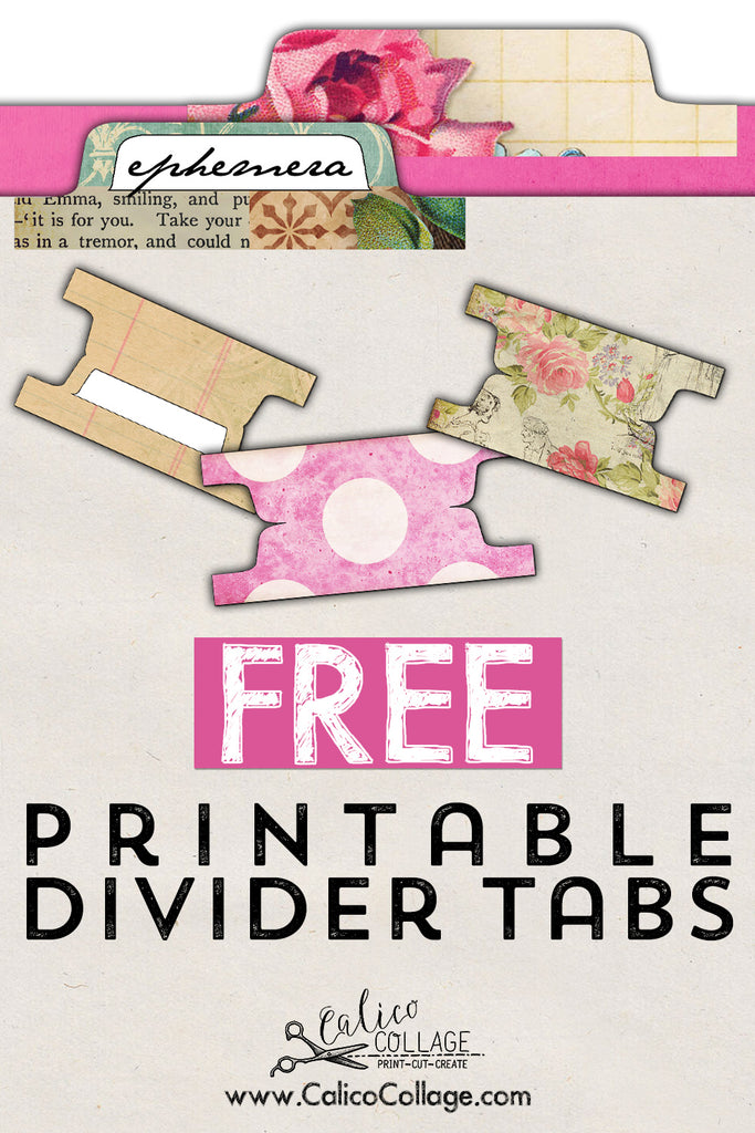 Free Printable Divider Tabs
