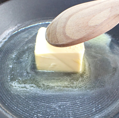 Melt salted butter