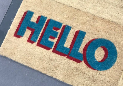 hello welcome mat