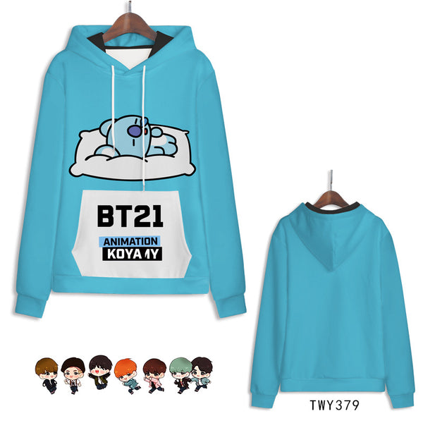 bt21 hoodie koya