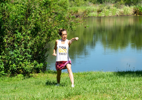 Model pictured wearing CasualFit™ Fearless skirt