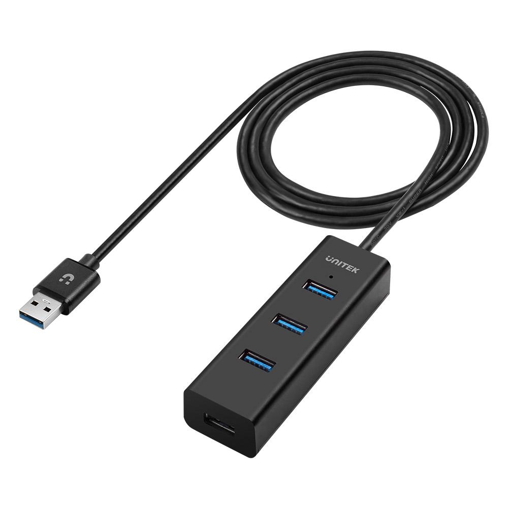 Ulydighed visdom Bulk 4-Port USB 3.0 Hub Long Cable 4ft