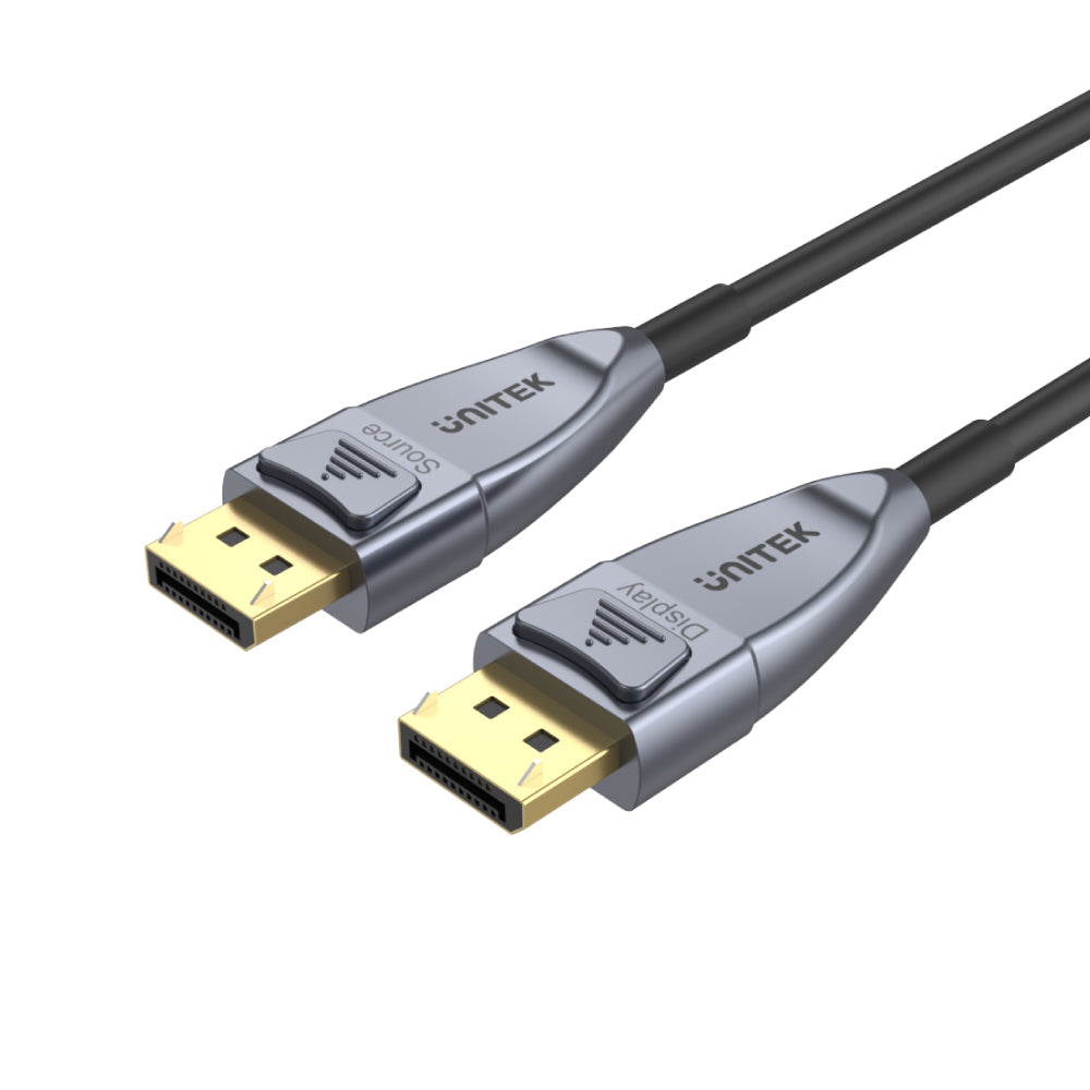 8K Fiber DisplayPort Cable (8K @60Hz, 4K 144Hz, @240Hz