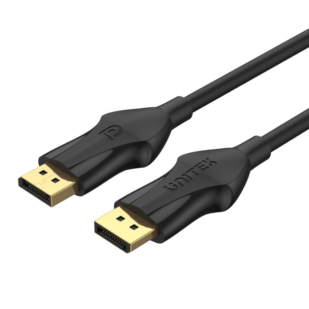 8K DisplayPort 1.4 Cable in Black @60Hz, 4K 144Hz, @240Hz)