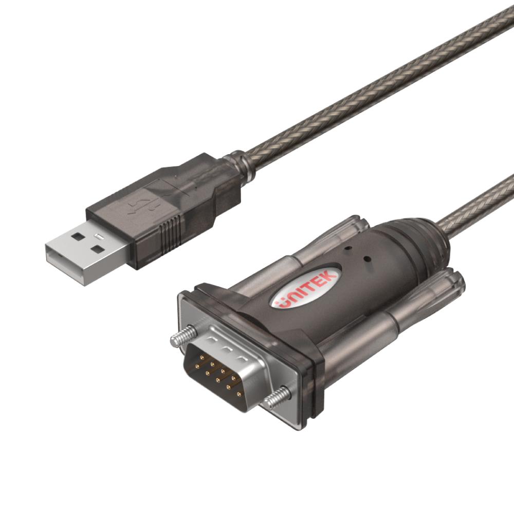 FASEN Unitek USB 2.0 to Serial DB9M Adapter Cable 1.4M-Length 