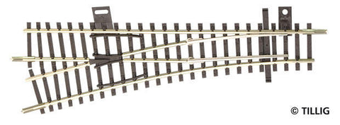 Tillig 83327 EW1 left points 15°, browned length 1295 mm