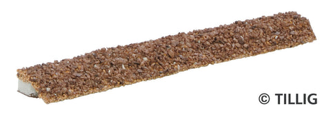Tillig 86611 Embankment strip dark (brown) length 950 mm