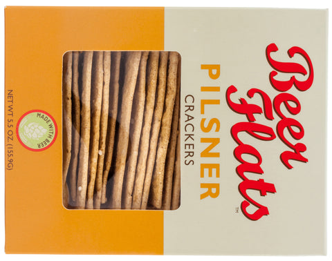 Beer Flats Pilsner Crackers made by Panorama Foods