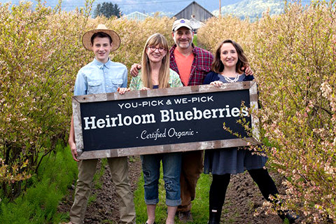 Bow Hill Blueberries family