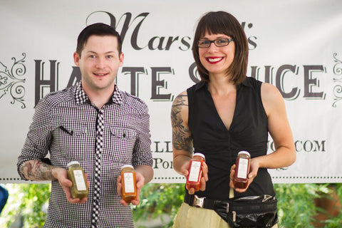 Marshall's Haute Sauce founders Sarah & Dirk Marshall