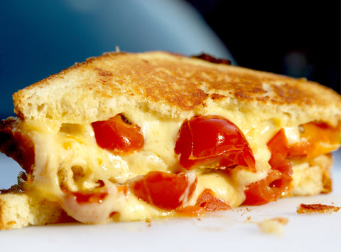 Grilled Cheese With Pickled Cherry Tomatoes