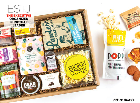 Office Snacks Gift Box - Best Valentine's Day gift for Myers-Briggs Type ESTJ