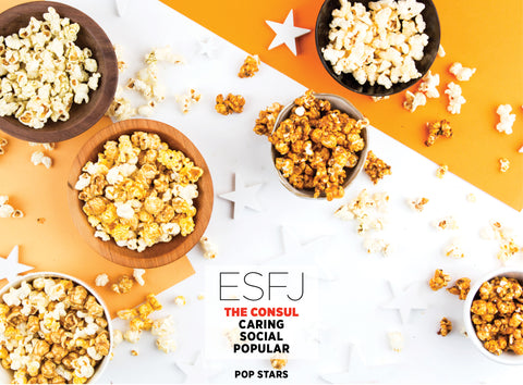 Pop Stars Popcorn Gift Set - Best Valentine's Day gift for Myers-Briggs Type ESFJ