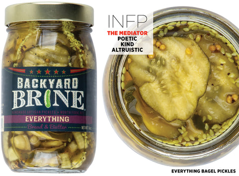 Everything Bagel Pickles - Best Valentine's Day gift for Myers-Briggs Type INFP