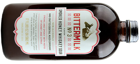 Smoky Whiskey Sour Cocktail Syrup made by Bittermilk in Charleston, SC