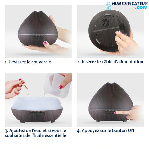 Humidificateur d'Air Maison Bulbe Floral