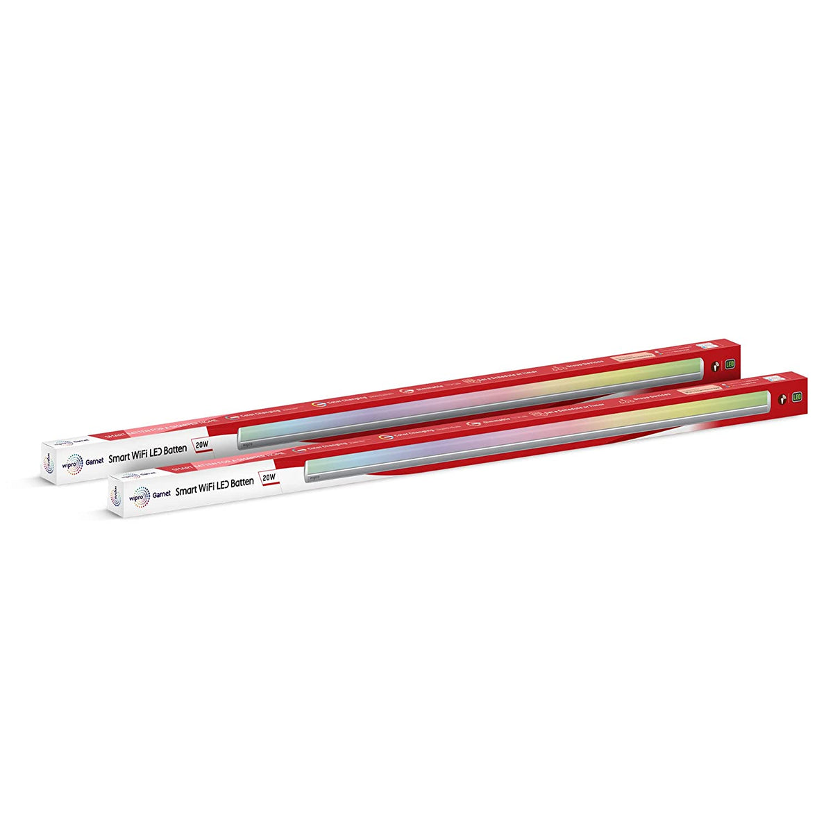 wipro garnet smart wifi led batten