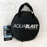 AquaBlast the portable punching bag for swimming pools is compact and fits into a carry case, so you can take it with you to the pool, when travelling, or on vacation