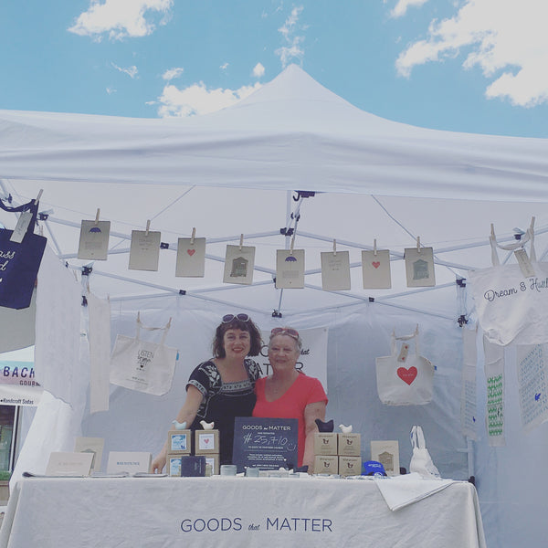 Mom & Me at the Firefly Summer Market Boulder Colorado Goods that Matter