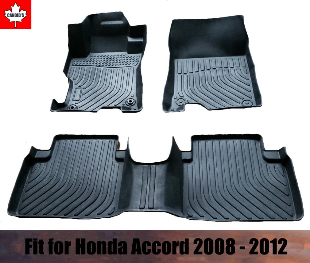 Floor Mats For Honda Accord 2008 2012 All Weather Guard 1st 2nd