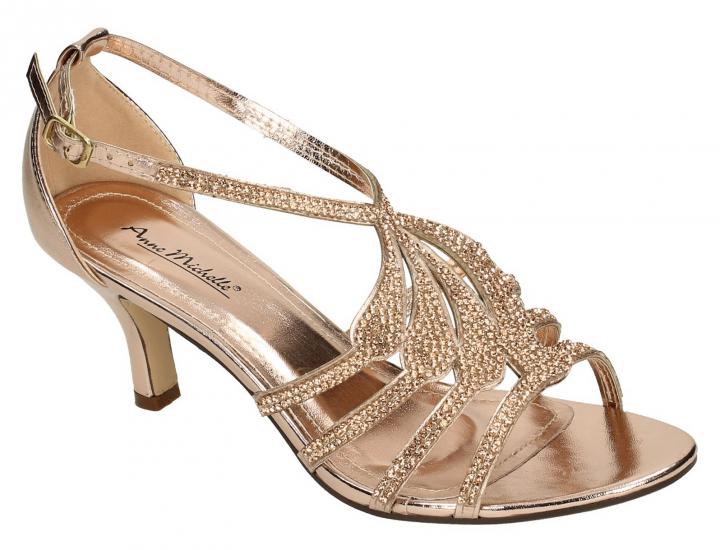 edge Acrobatics enough Ladies Anne Michelle Mid Heel Diamante Sandals – Sowerbys Shoes
