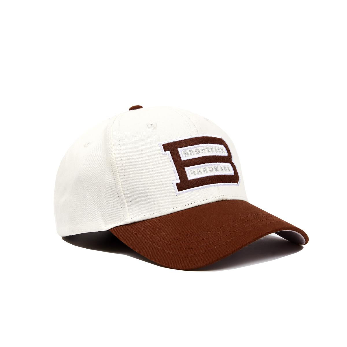 Bronze 56k XLB Hat- (White/Burgundy)