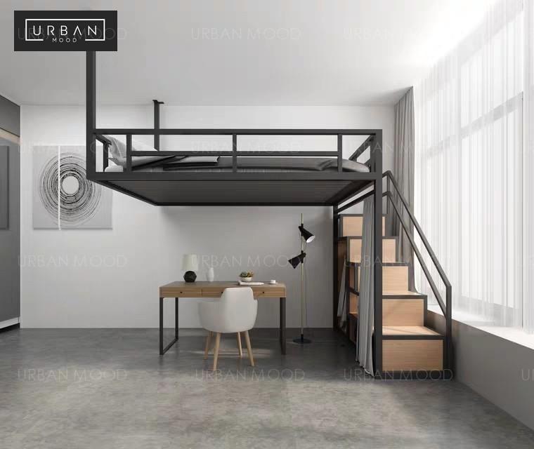 industrial loft bed