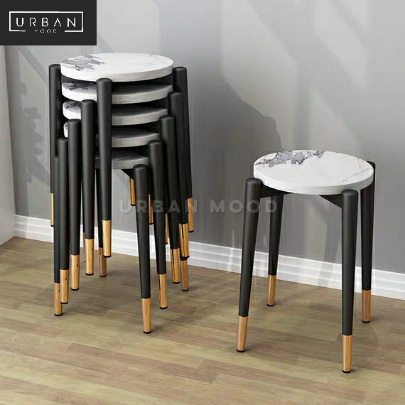 black dining stools