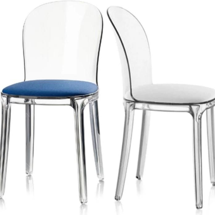 clear lucite dining chairs