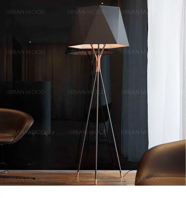 tripod lamp with shade