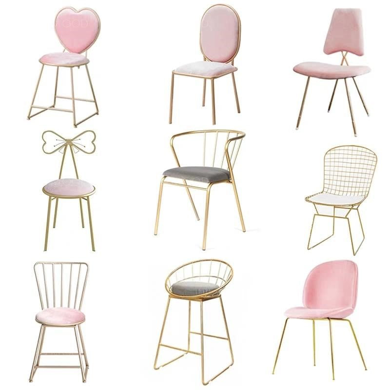 pink study chair