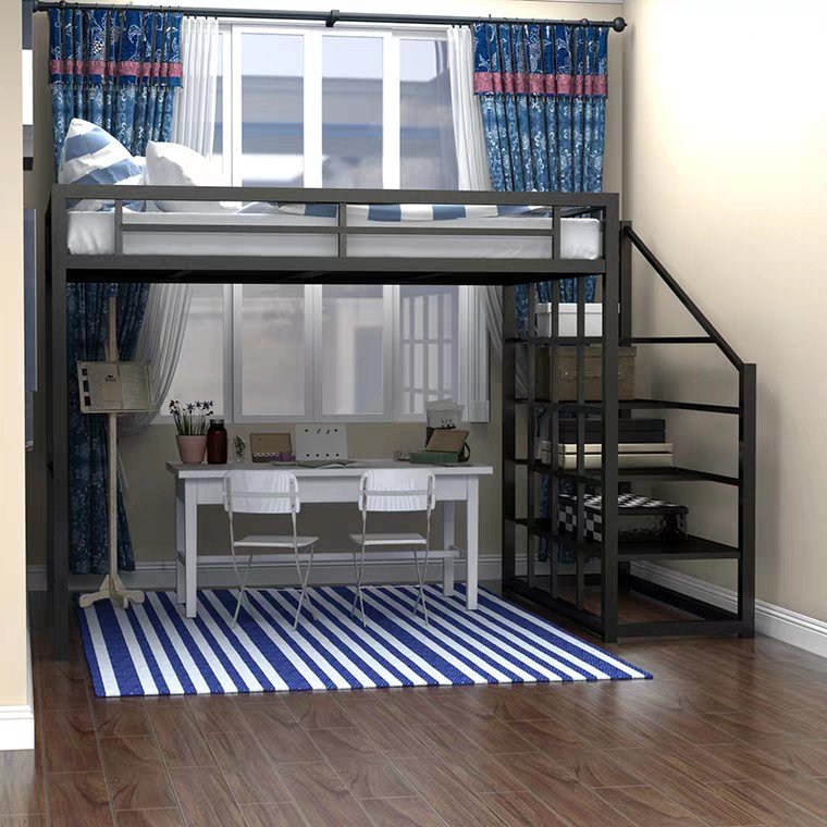 bunk bed with study area