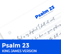 Psalm 23 King James Version