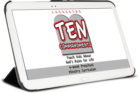 10 Commandments Preschool Ministry Curriculum 