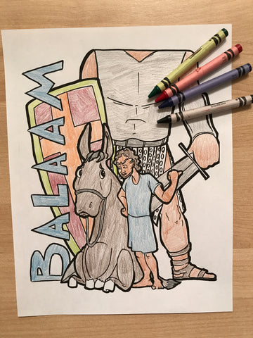 Balaam Coloring Page