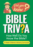 Bible Trivia 12-Week Curriculum