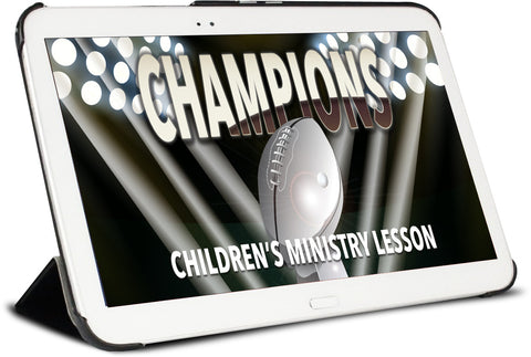 Champions Super Bowl Sunday Children's Ministry Lesson