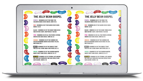 Free Jelly Bean Gospel Cards