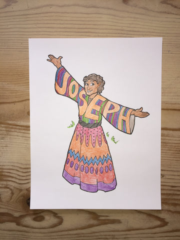 Joseph's Coat Coloring Page