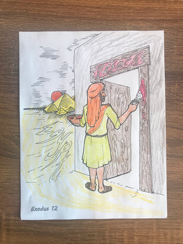 Passover Bible Coloring Page