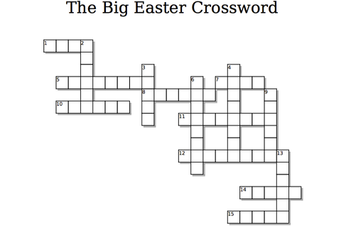 Easter Crossword Puzzle