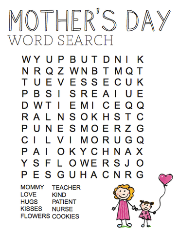 Mother's Day Word Search