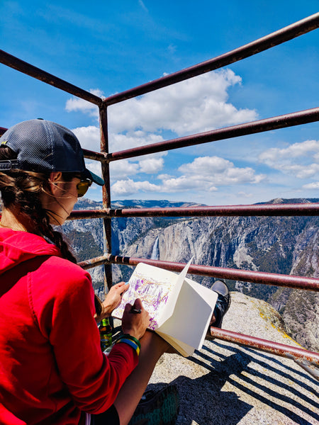 Hiking Yosemite-Camping-Glacier Point-Upper Yosemite Falls