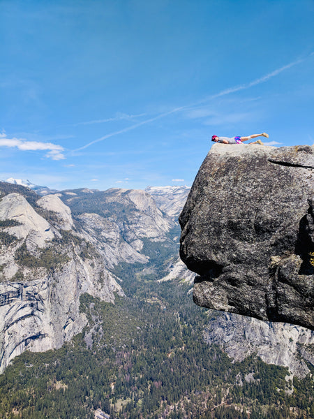 Hiking Yosemite-Camping-Glacier Point-Upper Yosemite Falls